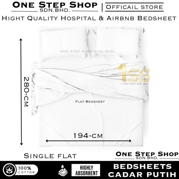 SINGE FLAT BEDSHEET